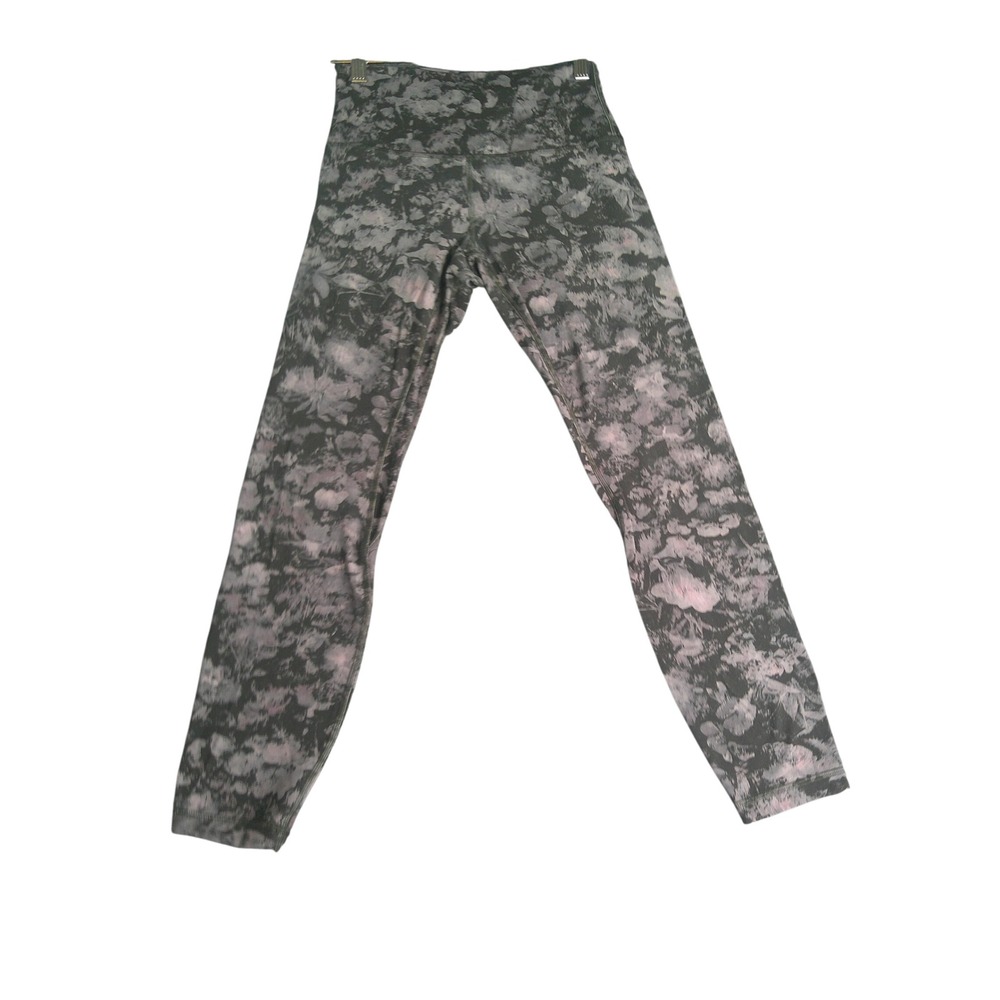 Lululemon Align High-Rise Leggings Flourish Metropolis Multi Floral Gray Size 6